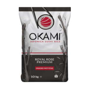 (13440) Leonardo - Riz 10kg Royal Rose Premium OKAMI italien grain moyen